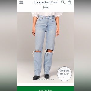 abercrombie curve love jeans